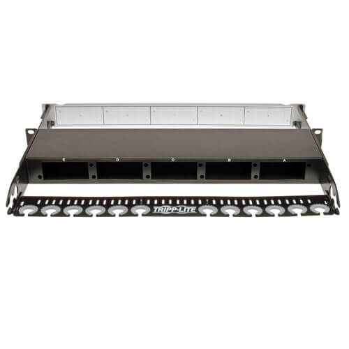 High Density Fiber Enclosure Panel, 1U, 5-Cassette Capacity