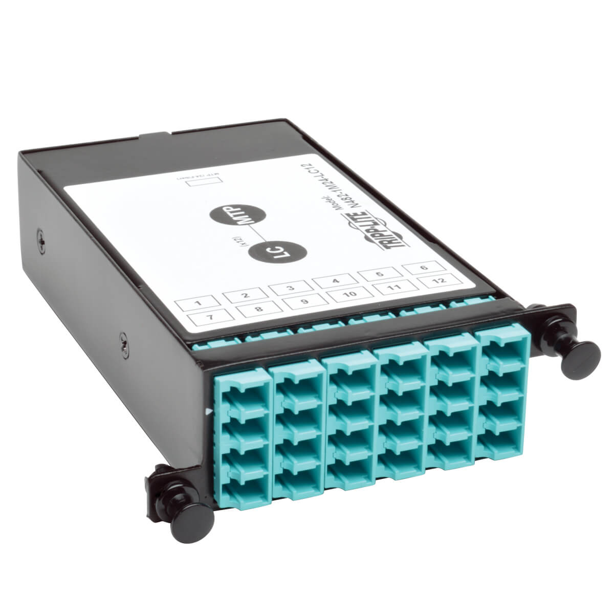 100Gb/120Gb to 10Gb Breakout Cassette - 24-Fiber OM4 MTP/MPO ( Male with Pins ) to (x12) LC