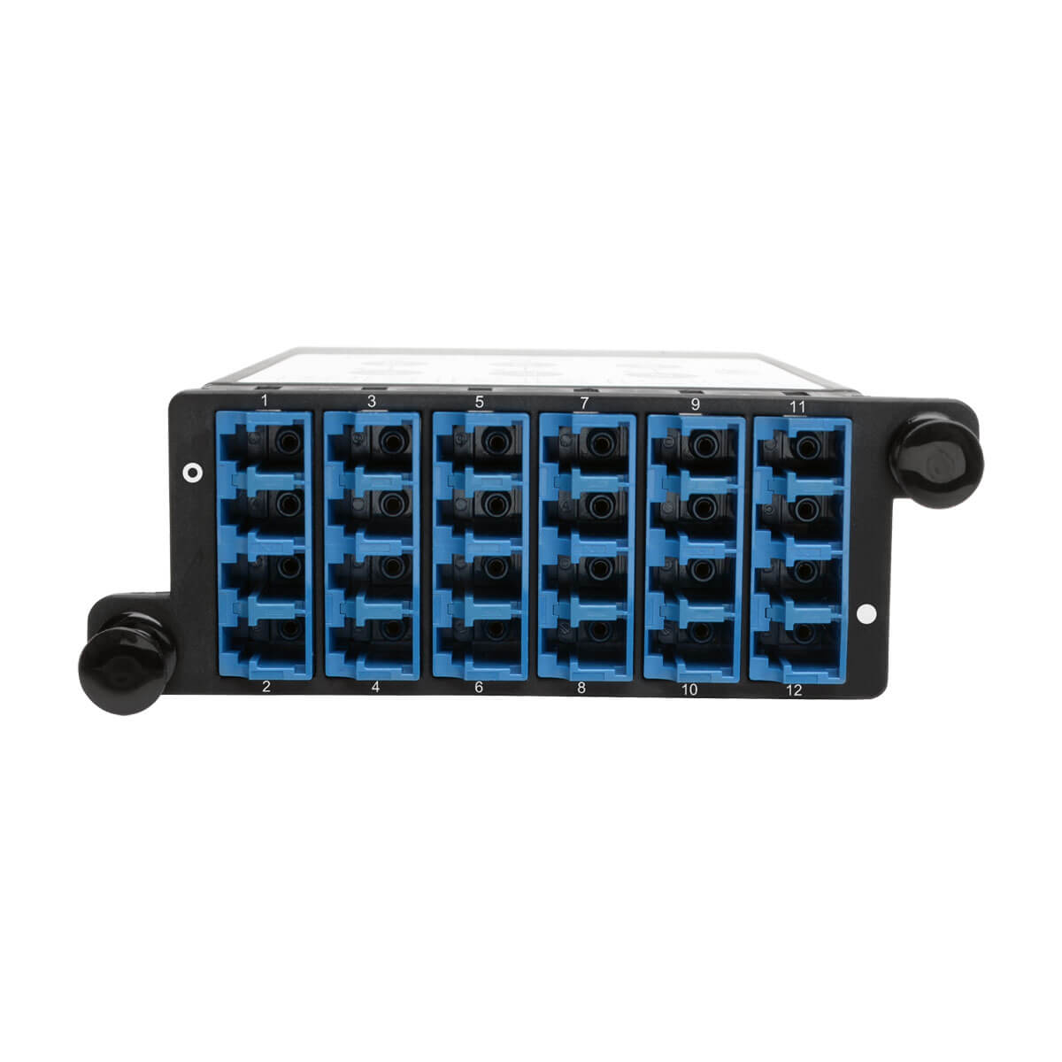 40/100Gb Singlemode Fiber, 40Gb to 4 x 10Gb, 100Gb to 4 x 25Gb, Breakout Cassette, (x3) 8-Fiber MTP/MPO (APC) to (x12) LC (UPC) Duplex 8.3/125, N482 Chassis