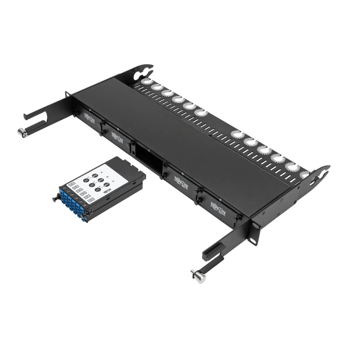 40/100Gb Singlemode Fiber, 40Gb to 4 x 10Gb, 100Gb to 4 x 25Gb, Breakout Cassette, (x3) 8-Fiber MTP/MPO (APC) to (x12) LC (UPC) Duplex 8.3/125, N482 Chassis