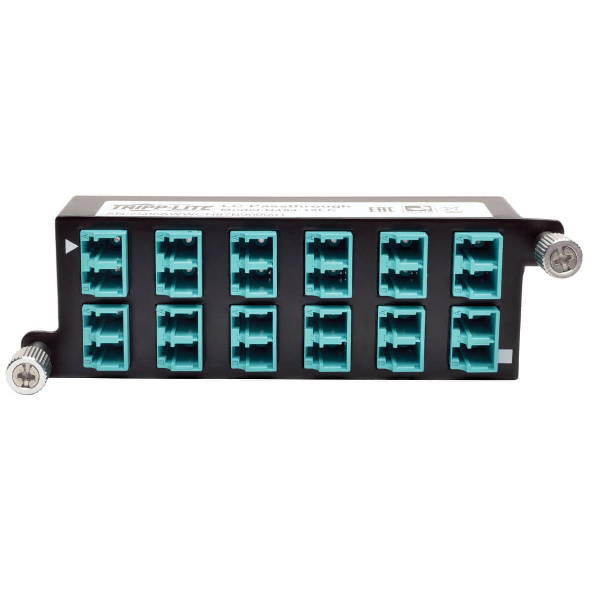 10GbE Pass-Through Cassette - (x12) LC Duplex