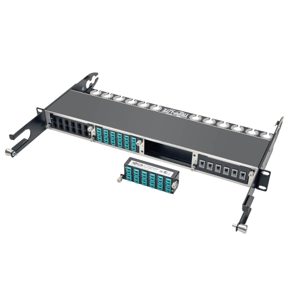 10GbE Pass-Through Cassette - (x12) LC Duplex