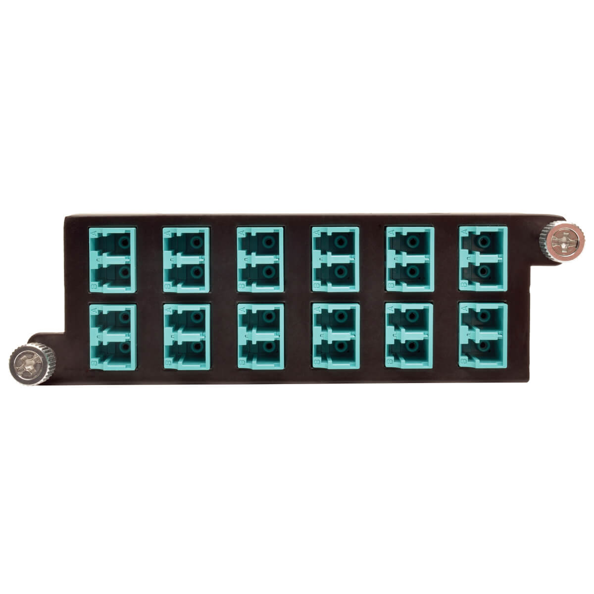 40Gb to 10Gb Breakout Cassette, (x2) 12-Fiber OM4 MTP/MPO ( Male with Pins ) to ( x12 ) LC Duplex