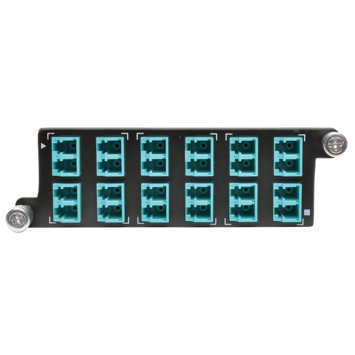 40/100Gb Breakout Cassette, 40Gb to 4 x 10Gb, 100Gb to 4 x 25Gb, (x3) 8-Fiber MTP/MPO to (x12) LC Duplex, Type-B Polarity