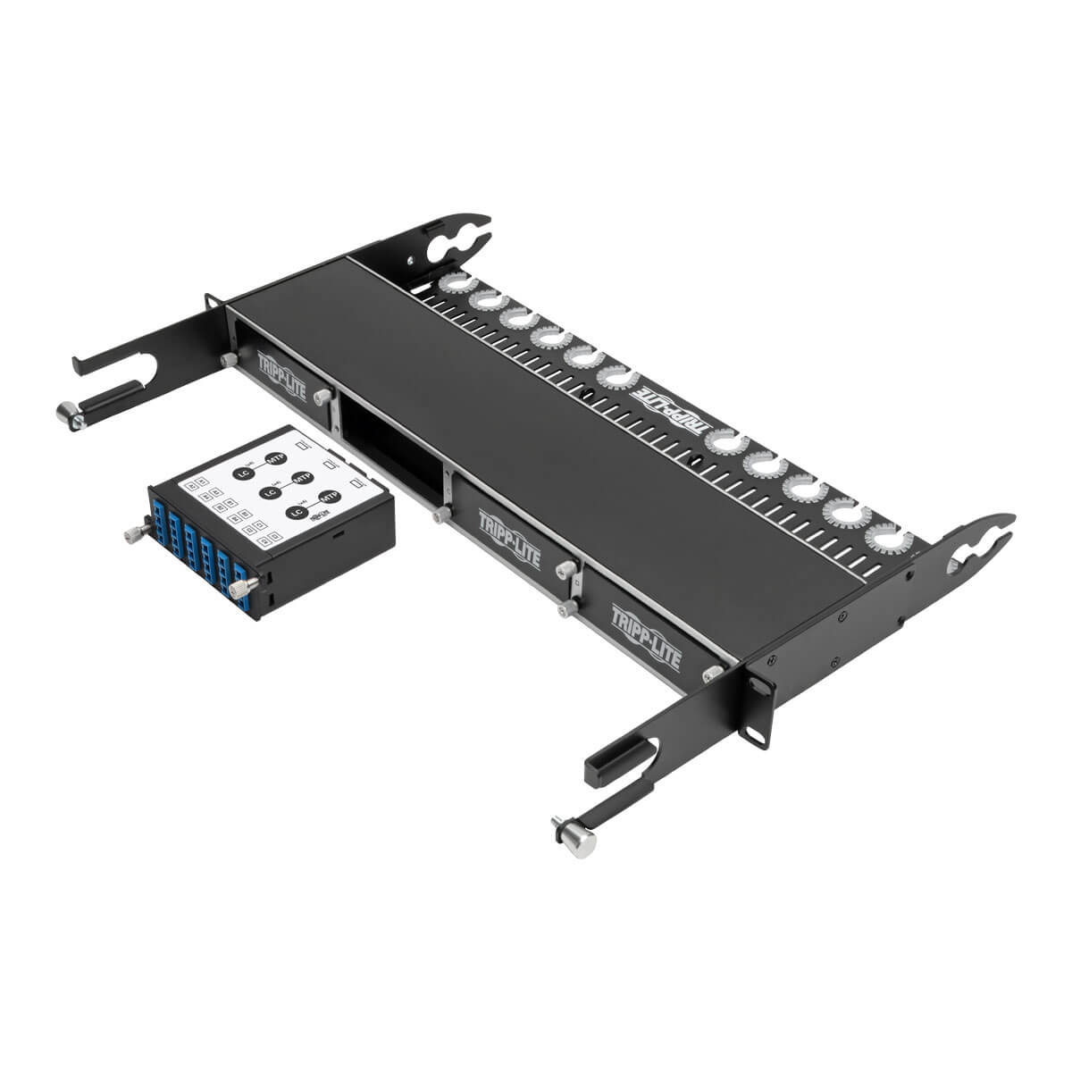 40/100Gb Singlemode Fiber Breakout Cassette, 40Gb to 4 x 10Gb, 100Gb to 4 x 25Gb, (x3) 8-Fiber MTP/MPO (APC) to (x12) LC (UPC) Duplex 8.3/125, N484 Chassis