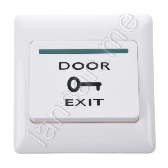 Exit Buton , Plastic , 86x86 Type